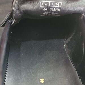 Zara Black Leather Loafers